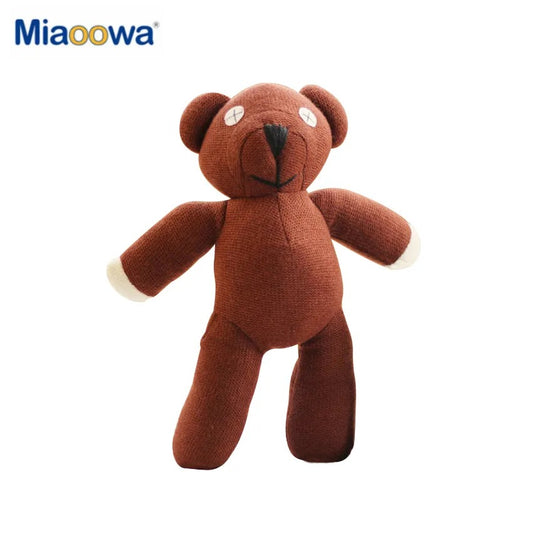 23cm Soft Mr Bean Style Teddy Bear Plush Toy - T.O.M.S Direct