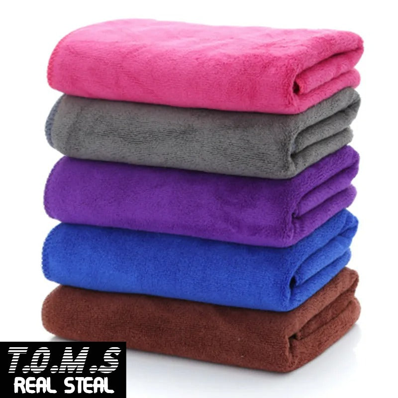 T.O.M.S Real Steal Range Oversized Cotton Towel 11 Colours - T.O.M.S Direct