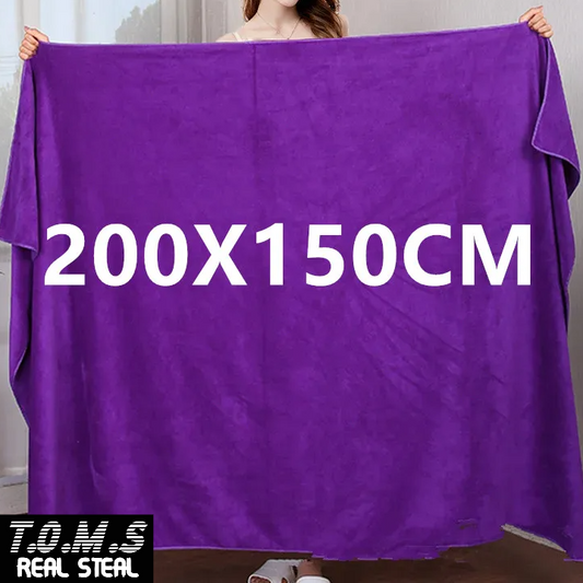 T.O.M.S Real Steal Range Oversized Cotton Bath Towels 3 sizes & 9 Colours - T.O.M.S Direct