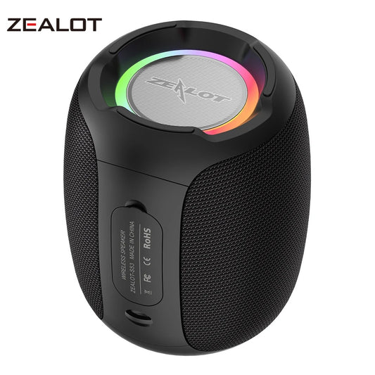 Zealot S53 Portable Bluetooth Speaker Black or Blue - T.O.M.S Direct