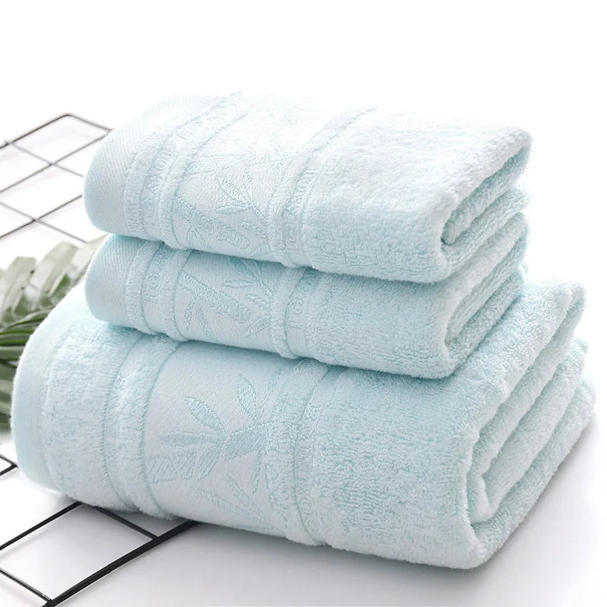 WHQ 1/2 or 3pc Bamboo Fibre Luxury Towel Set - T.O.M.S Direct