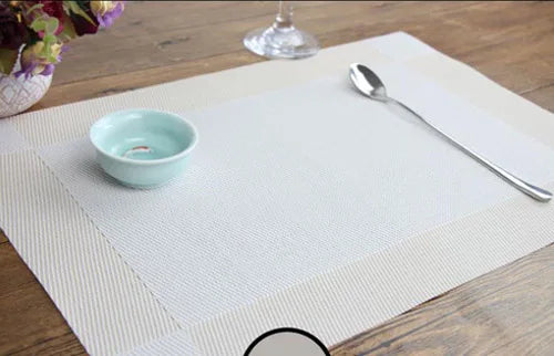 WHQ 4pc Slip Resistant PVC Table Placemat 5 Colours - T.O.M.S Direct