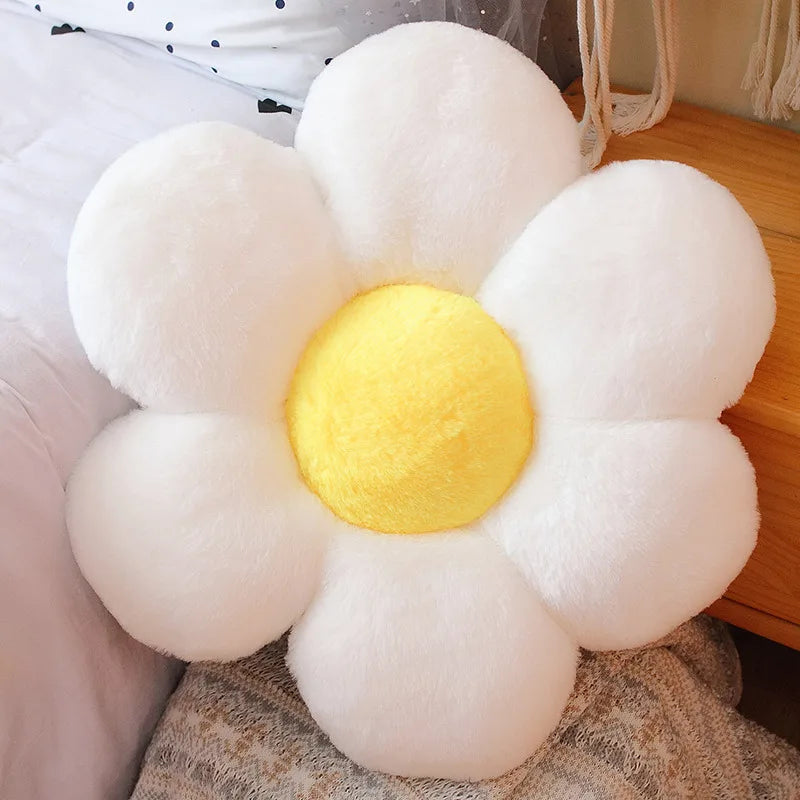 30, 50, 65cm 6 Petal Flower Plush Cushion 19 Colours Available - T.O.M.S Direct