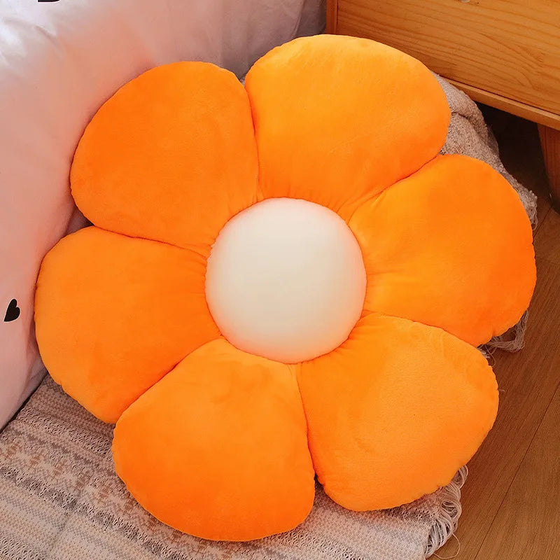 30, 50, 65cm 6 Petal Flower Plush Cushion 19 Colours Available - T.O.M.S Direct