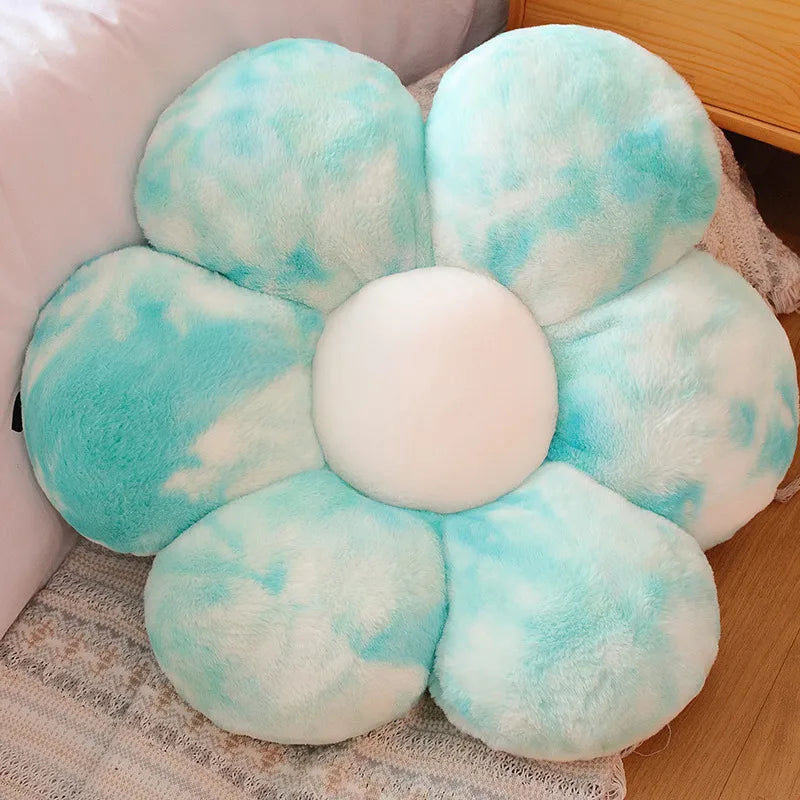 30, 50, 65cm 6 Petal Flower Plush Cushion 19 Colours Available - T.O.M.S Direct