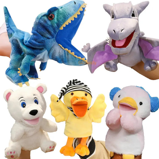 Plush Animal Hand Puppets 31 Designs - T.O.M.S Direct