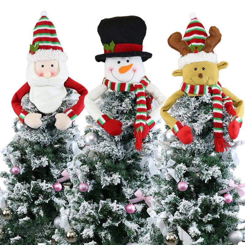 Christmas Character Tree Topper 3 Designs - T.O.M.S Direct