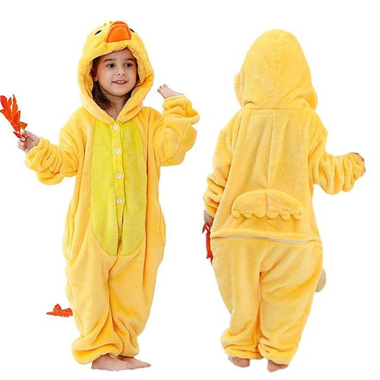 Thick Yellow Duck Kids Onesie Ages 2-11yrs 17222441 - T.O.M.S Direct