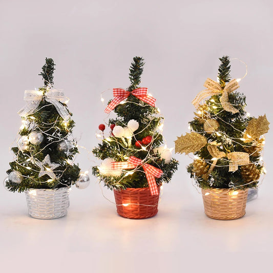 20cm Artificial Christmas tree with or without LED - T.O.M.S Direct