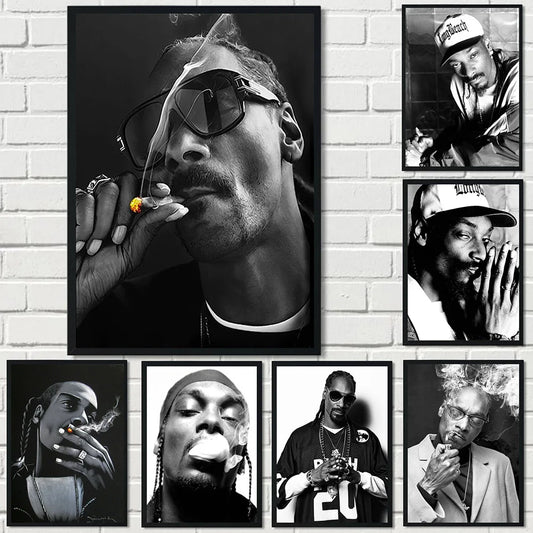 Snoop Dogg Modern Portrait Wall Art Canvas 12 Designs - T.O.M.S Direct