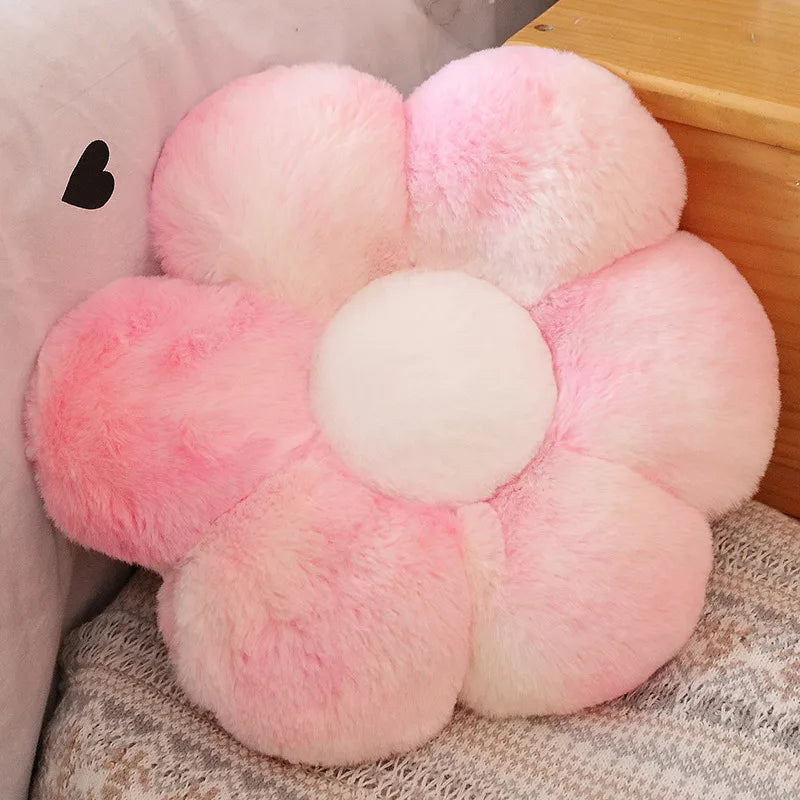 30, 50, 65cm 6 Petal Flower Plush Cushion 19 Colours Available - T.O.M.S Direct