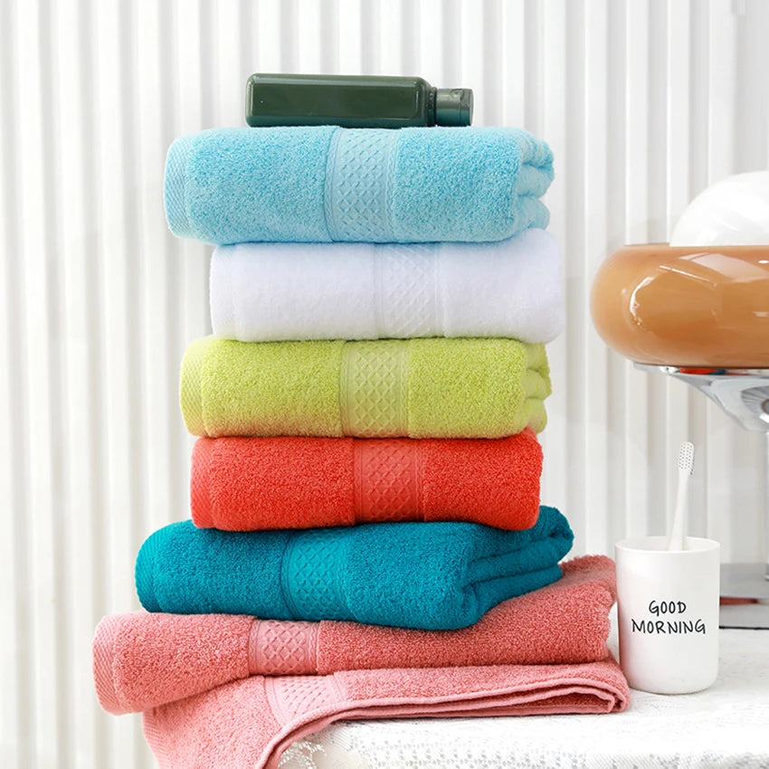 35x75cm or 70x140cm Cotton Face/Bath Towel 20 Colours - T.O.M.S Direct