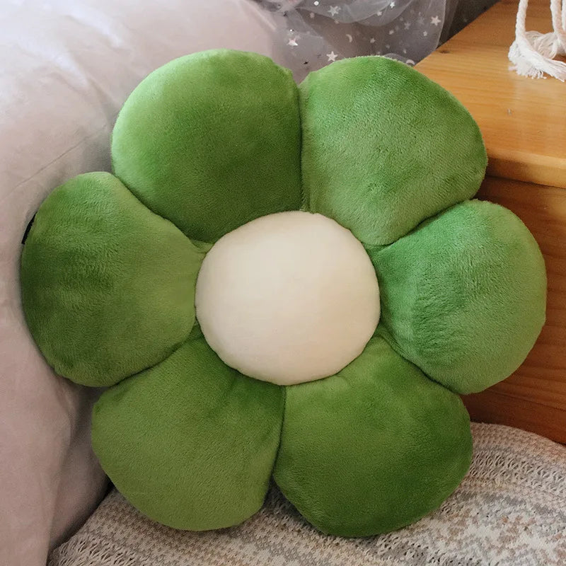 30, 50, 65cm 6 Petal Flower Plush Cushion 19 Colours Available - T.O.M.S Direct