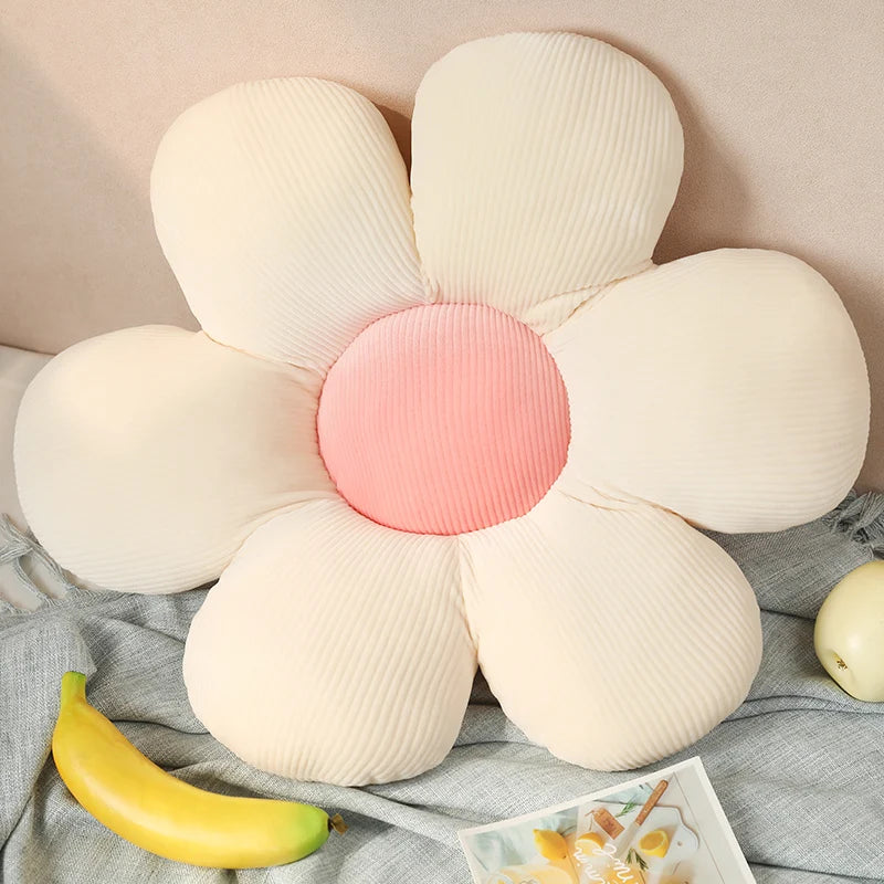 30, 50, 65cm 6 Petal Flower Plush Cushion 19 Colours Available - T.O.M.S Direct