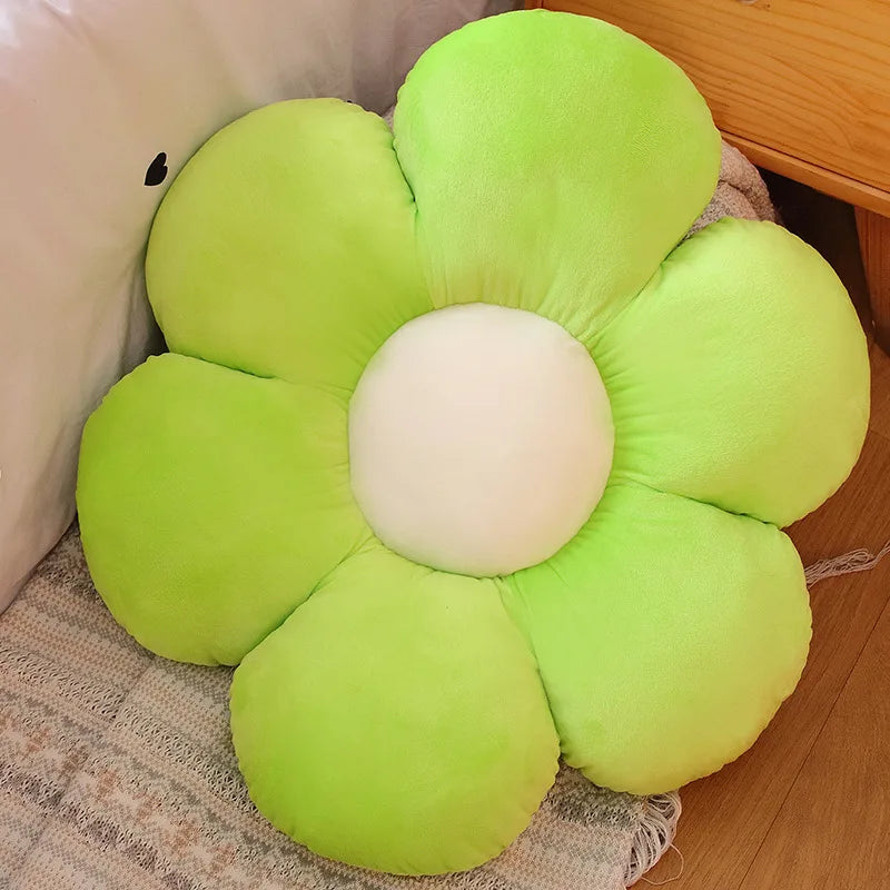 30, 50, 65cm 6 Petal Flower Plush Cushion 19 Colours Available - T.O.M.S Direct