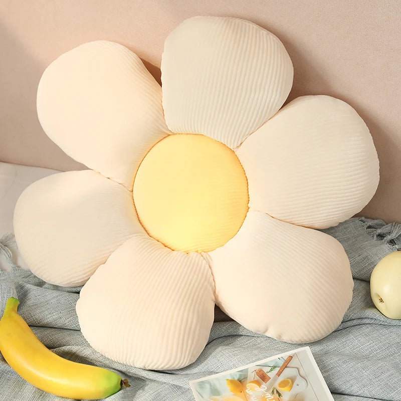 30, 50, 65cm 6 Petal Flower Plush Cushion 19 Colours Available - T.O.M.S Direct