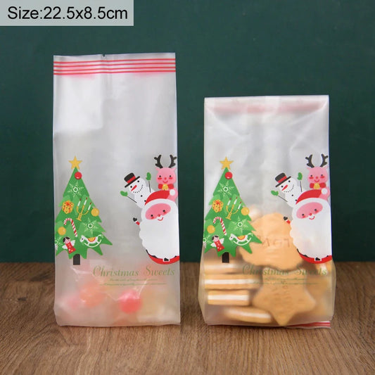 25 or 50pc Santa & Friends Christmas Candy Gift Bags - T.O.M.S Direct