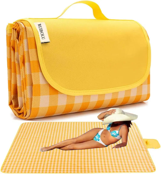 Folding Picnic/Beach Blanket 4 Colours - T.O.M.S Direct