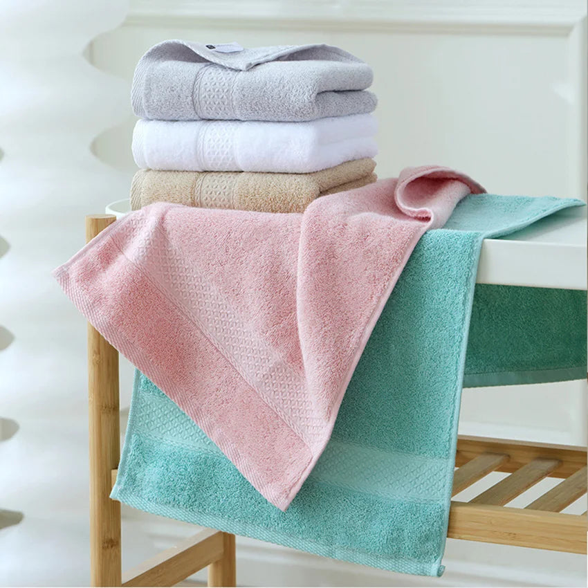 35x75cm or 70x140cm Cotton Face/Bath Towel 20 Colours - T.O.M.S Direct