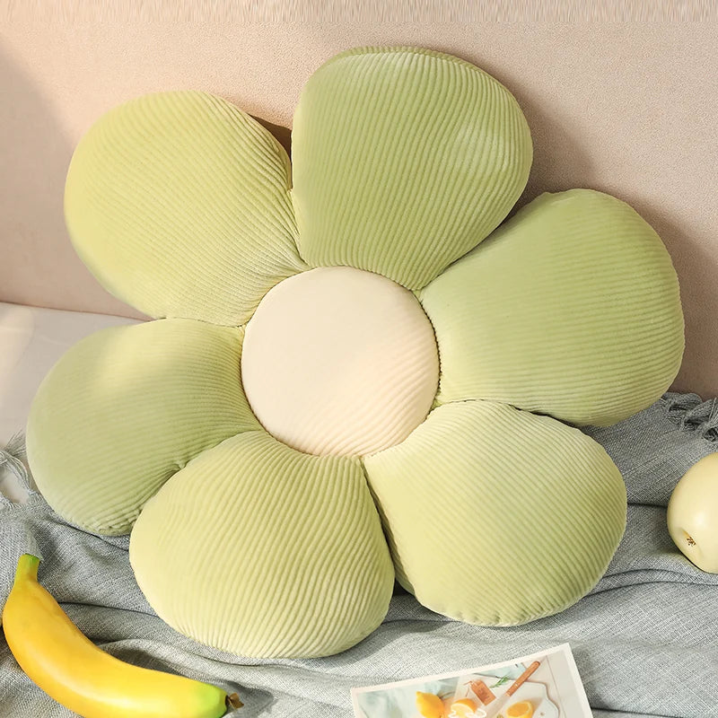 30, 50, 65cm 6 Petal Flower Plush Cushion 19 Colours Available - T.O.M.S Direct