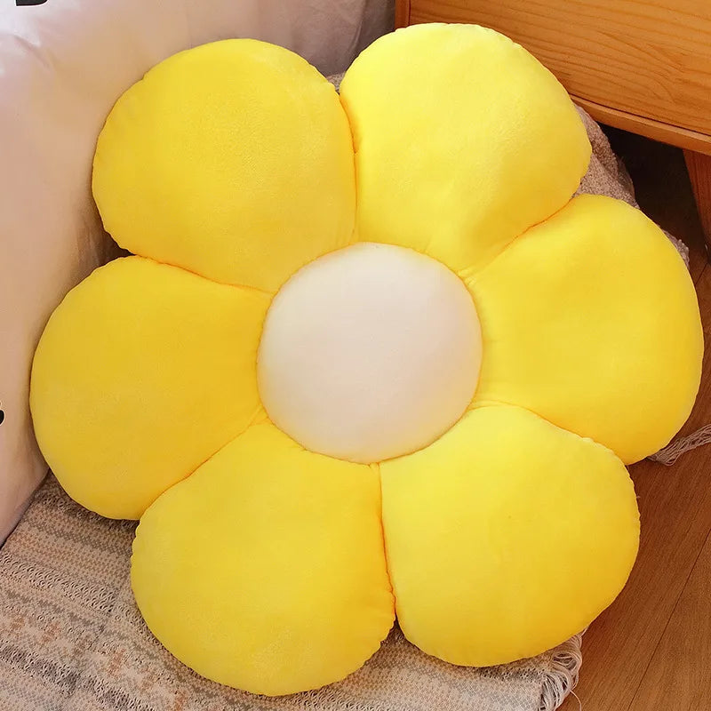 30, 50, 65cm 6 Petal Flower Plush Cushion 19 Colours Available - T.O.M.S Direct