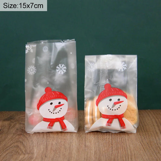 25 or 50pc Snowman Christmas Candy Gift Bags - T.O.M.S Direct