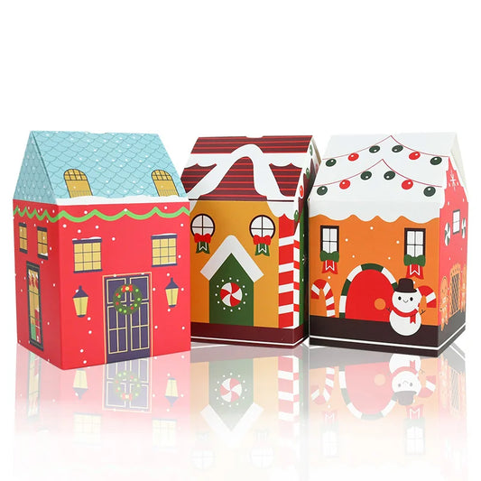 4pc Festive Candy & Small Treats Box 4 Designs - T.O.M.S Direct