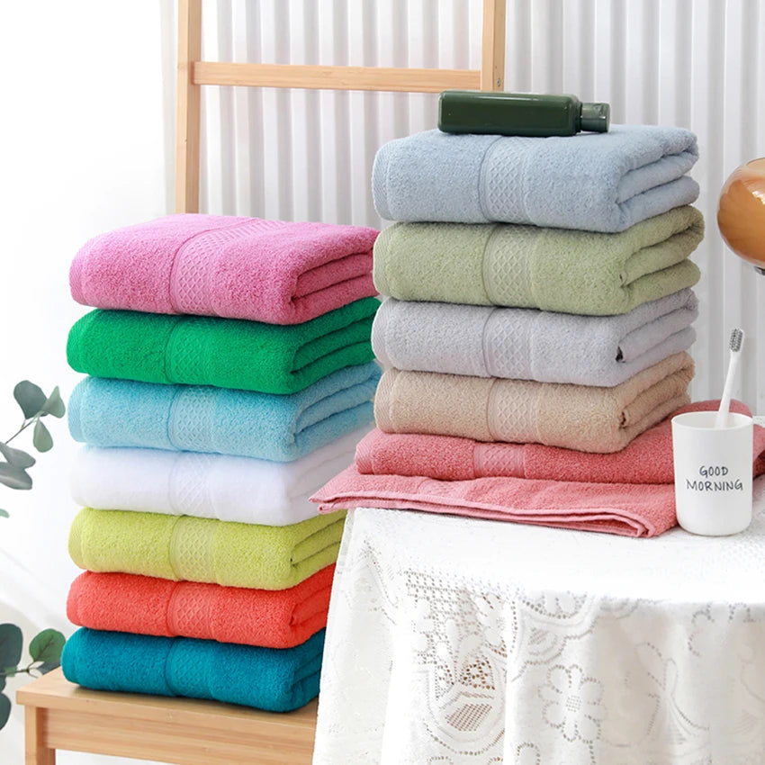 35x75cm or 70x140cm Cotton Face/Bath Towel 20 Colours - T.O.M.S Direct