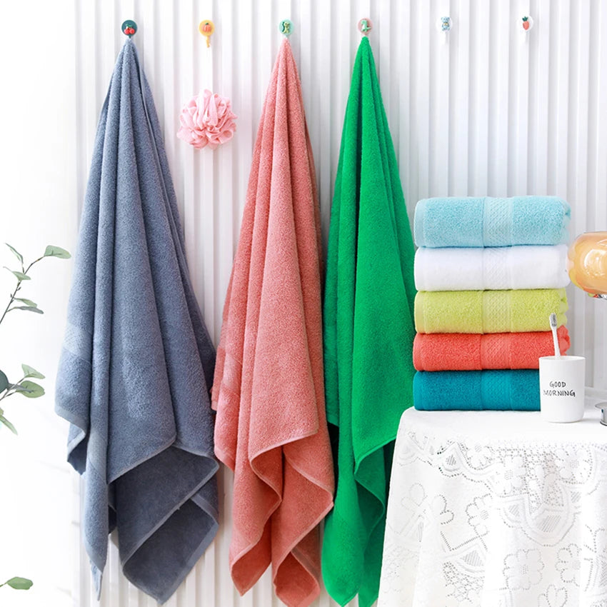 35x75cm or 70x140cm Cotton Face/Bath Towel 20 Colours - T.O.M.S Direct