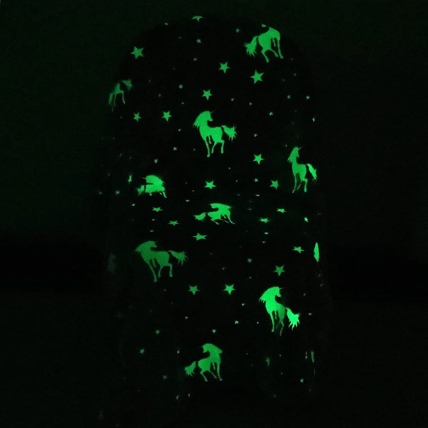 Soft Polyester Glow in the Dark Unicorn Blanket Throw - T.O.M.S Direct