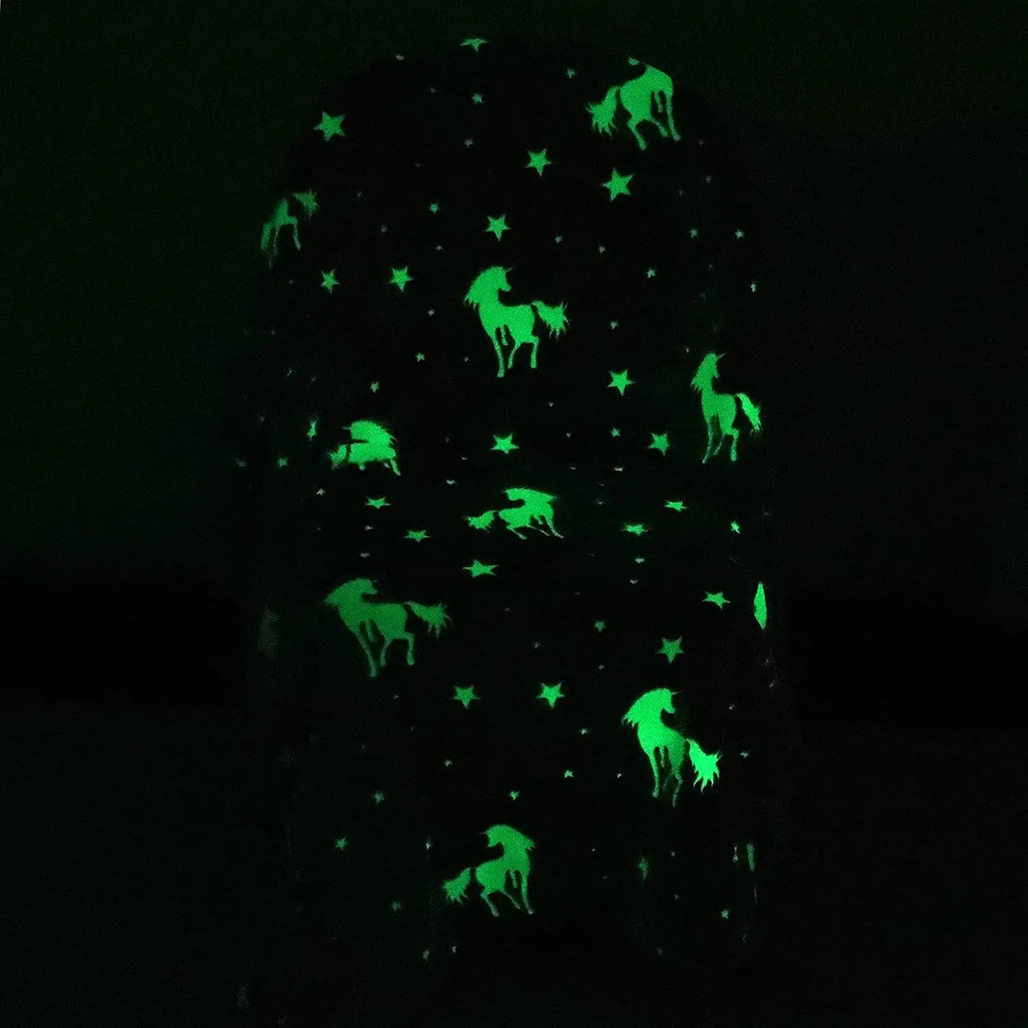 Soft Polyester Glow in the Dark Unicorn Blanket Throw - T.O.M.S Direct