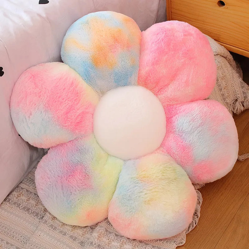 30, 50, 65cm 6 Petal Flower Plush Cushion 19 Colours Available - T.O.M.S Direct