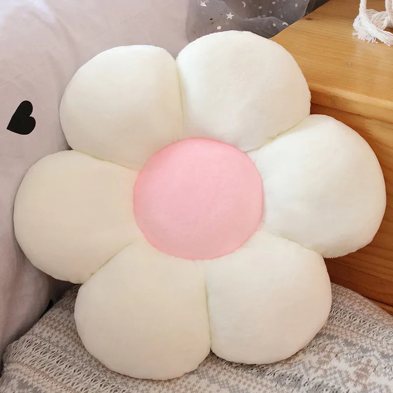 30, 50, 65cm 6 Petal Flower Plush Cushion 19 Colours Available - T.O.M.S Direct