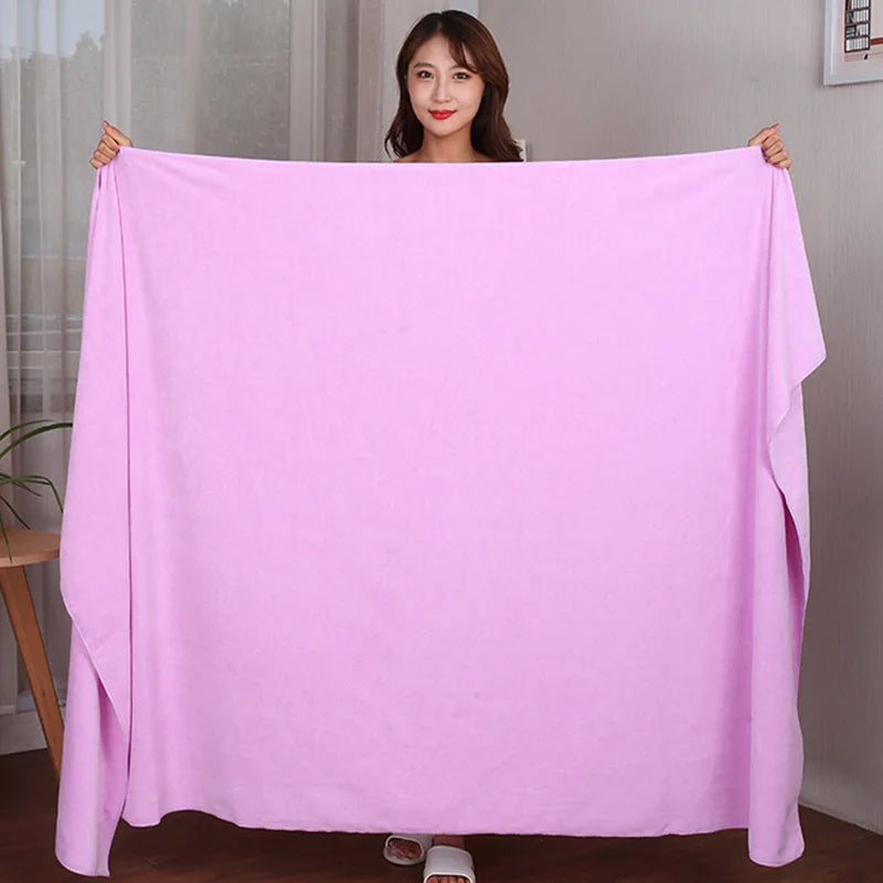 Thick Microfibre Soft Bath Towel Sizes from Hand - Oversized in a Variety of Colours - T.O.M.S Direct