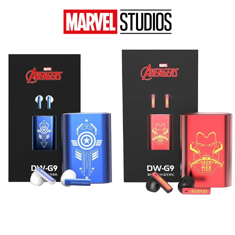 Marvel Iron Man or Captain America DW-G9 Gaming Ear Buds - T.O.M.S Direct