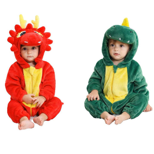 Red or Green Dinosaur Kids Onesie 18mth – 4yrs 17218072 - T.O.M.S Direct