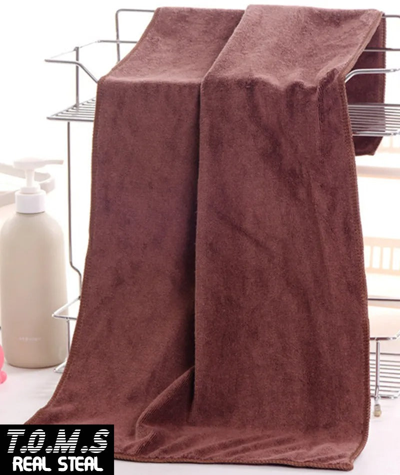 T.O.M.S Real Steal Range Oversized Cotton Towel 11 Colours - T.O.M.S Direct